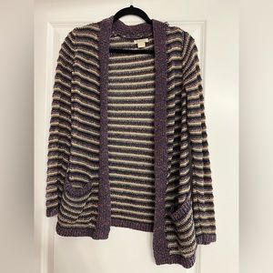 Lucky Brand Women’s Striped Cardigan
